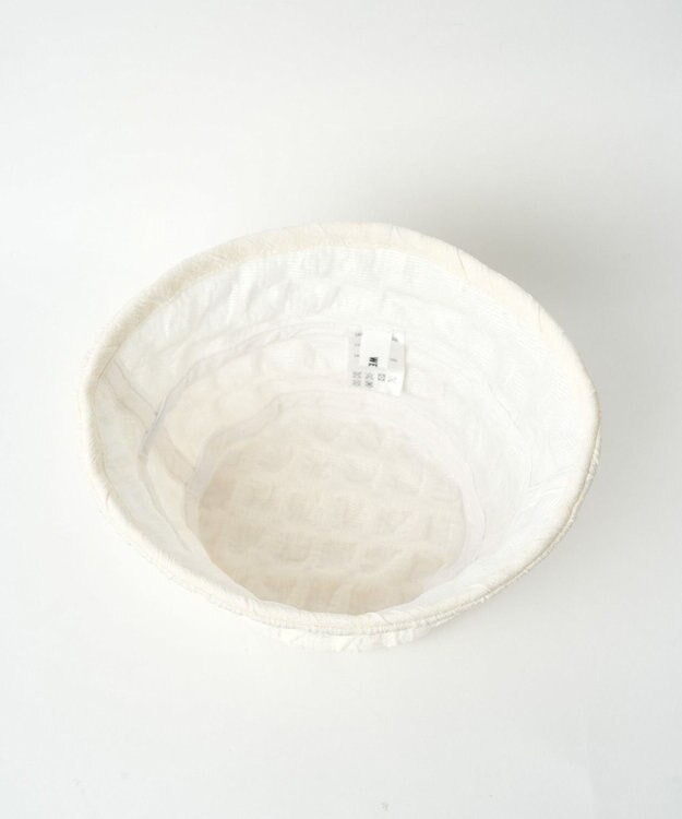 WEGO ポップコーンバケットハット オフホワイト