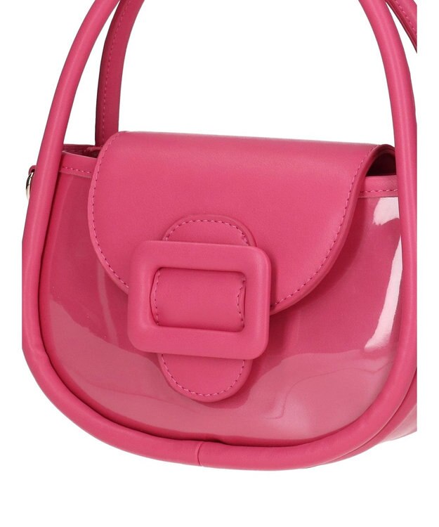 earth music&ecology リングハンドルバッグ Pink