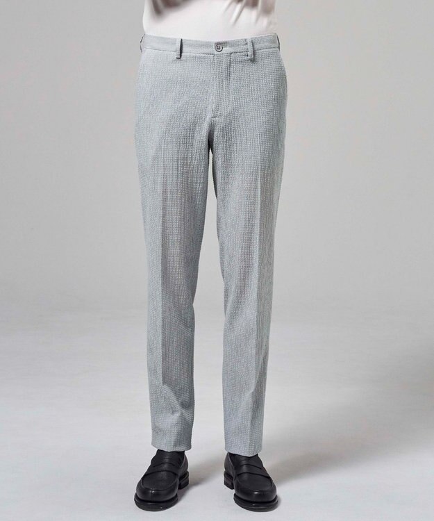 JOSEPH HOMME 新色追加【セットアップ対応】トリコサッカーストレッチ テーパードパンツ / CITY ライトグレー系