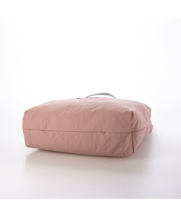 UNBILLION カシュカシュ cachecache / アニマルドローイング刺繍ナイロントート ピンク