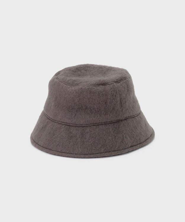 GRACE CONTINENTAL ショートシャギーハット チャコール