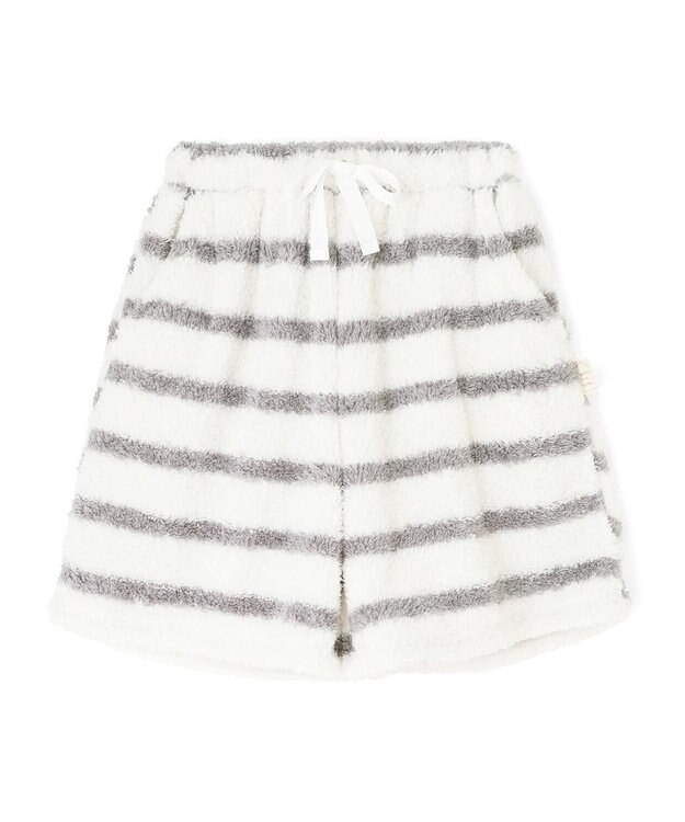 San-ai Resort（三愛水着楽園） 【fuwamoko home northerly】ふわもこショートパンツ チャコール