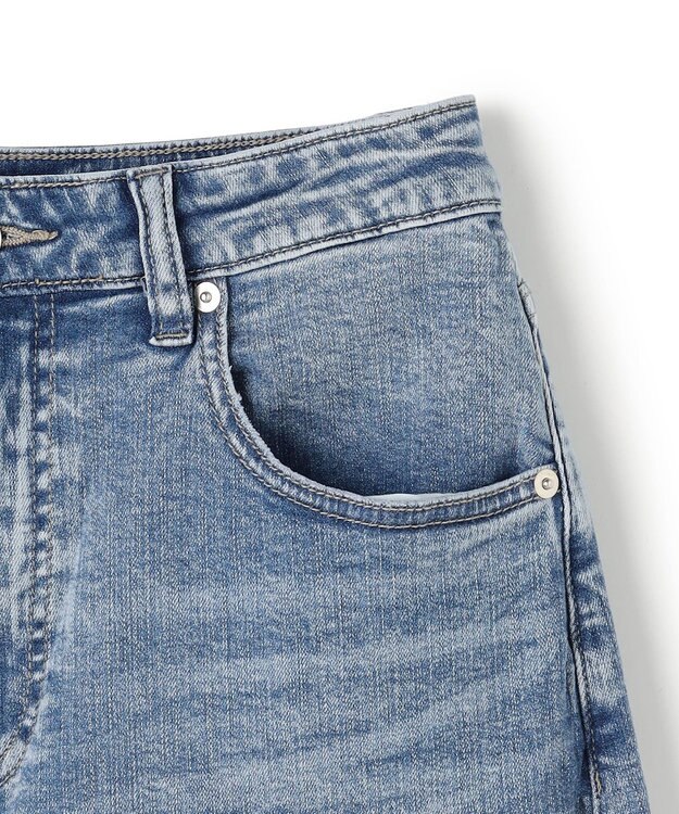 UNFILO 【UNFILO DENIM】バレルレッグデニム ウォッシュブルー