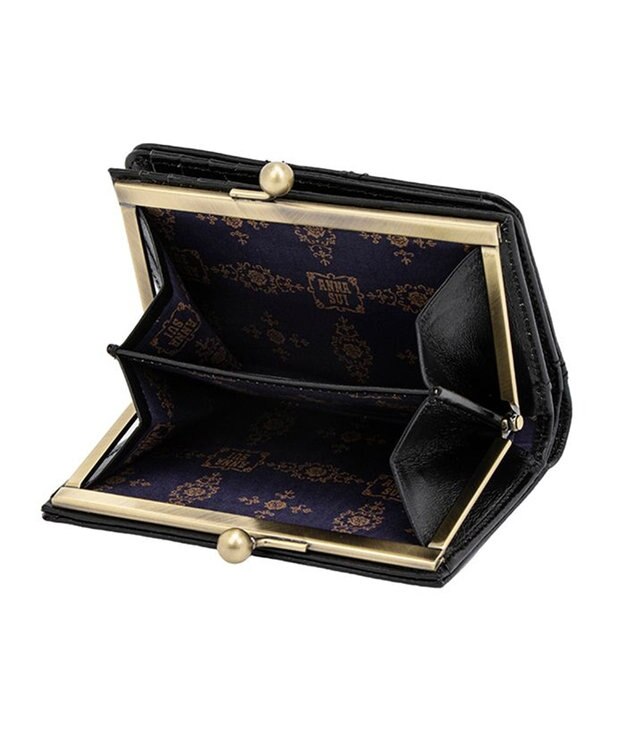 ANNA SUI エレノア 口金二つ折り財布 クロ