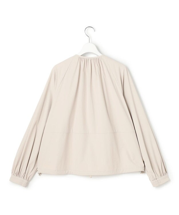 23区 L 【先行予約】2WAYストレッチタフタ ギャザーブルゾン ベージュ系