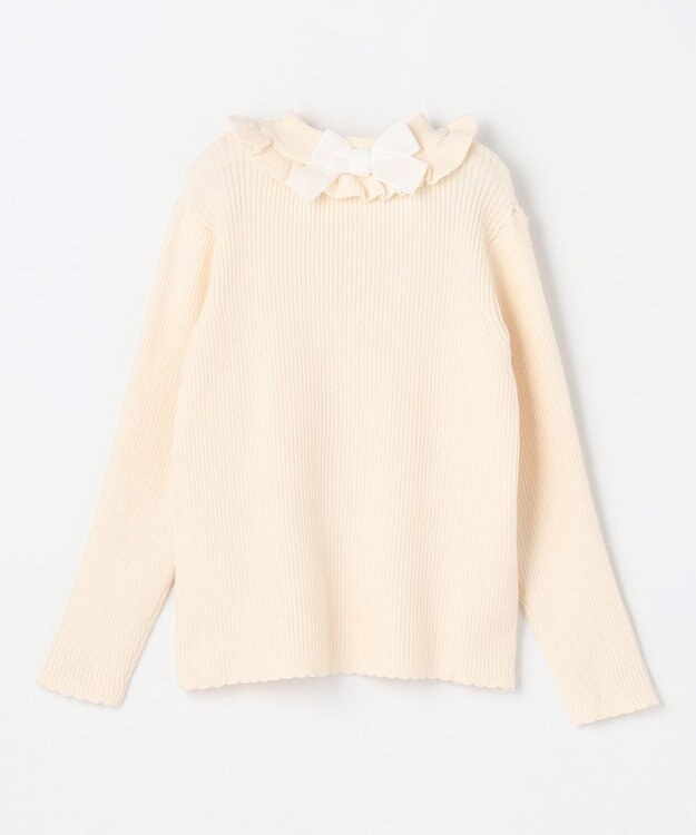 ANY KIDS しあわせタッチニット エクリュ