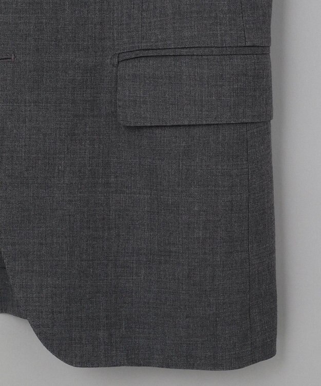 GOTAIRIKU 【AIRY MOVE / セットアップ対応】ウォッシャブルウールトロピカル セットアップジャケット ライトグレー系