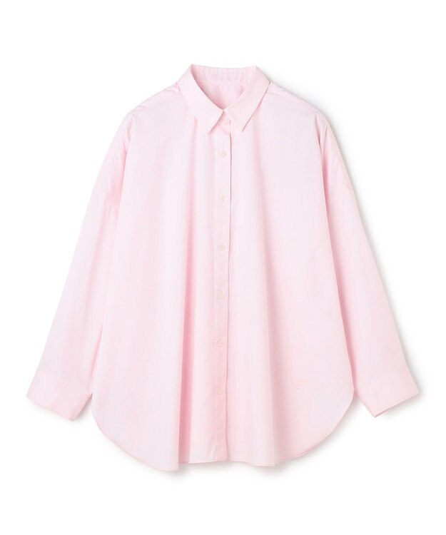 UNFILO 【WEB限定カラー】コットン オーバーシャツ ピンク