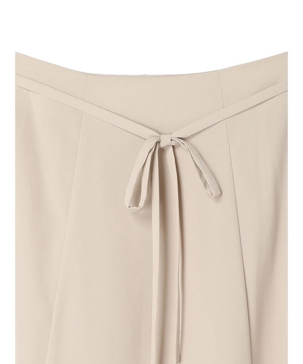 earth music&ecology リボンフレアスカート Beige