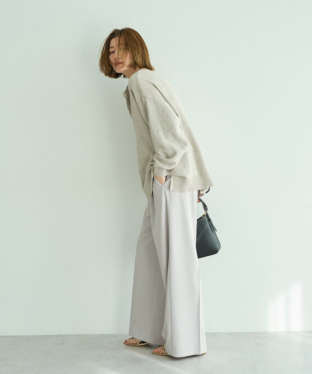 YECCA VECCA ワイドパンツ Gray Beige