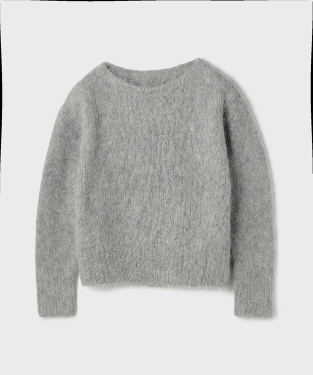 GRACE CONTINENTAL オーバーニットトップ グレー