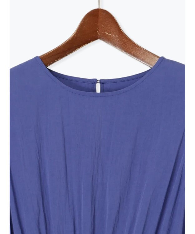 Te chichi ドロストティアードワンピース ブルー