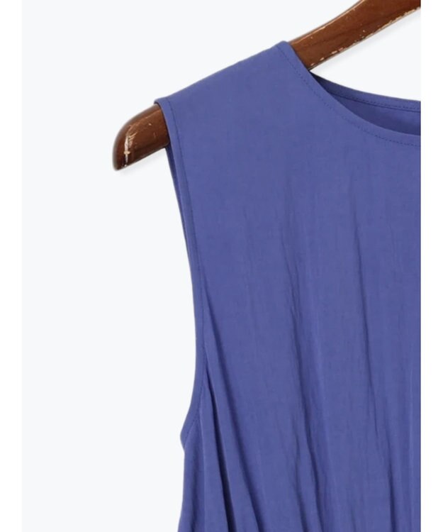 Te chichi ドロストティアードワンピース ブルー