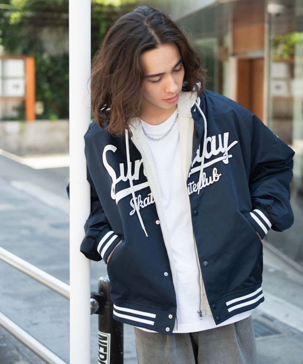 WEGO ワッペンスタジャン ネイビー