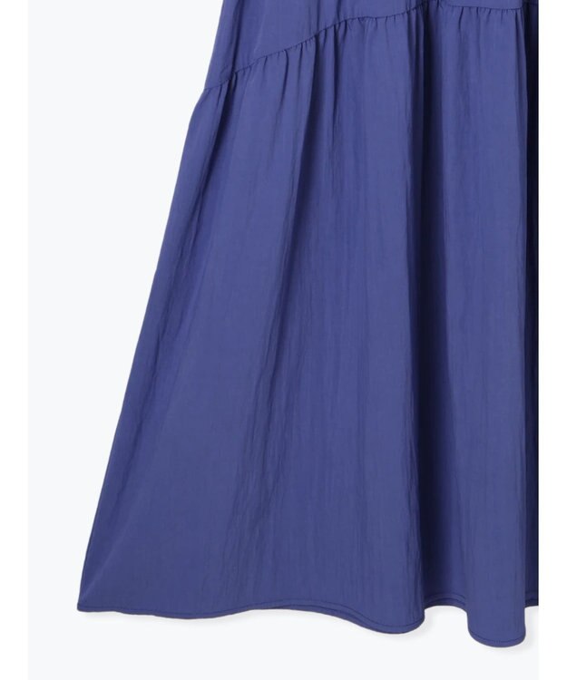 Te chichi ドロストティアードワンピース ブルー