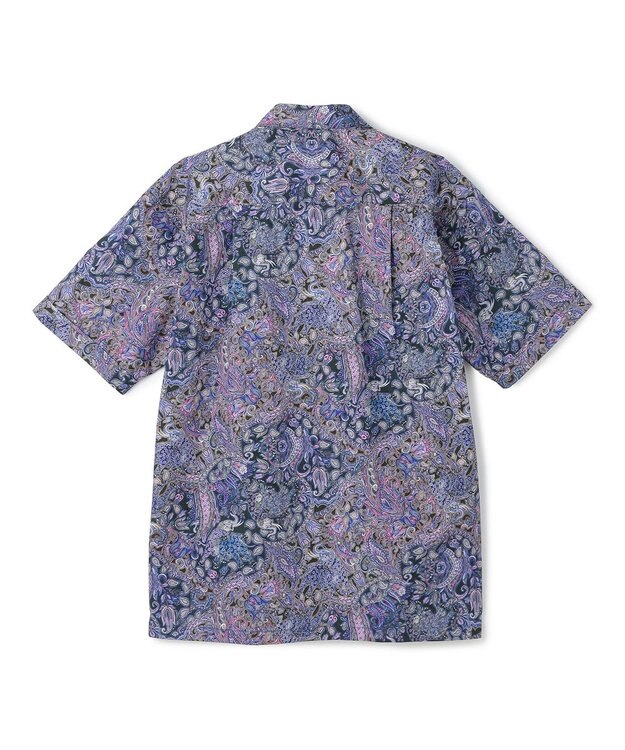 JOSEPH HOMME 【新柄】エスニカルプリント　半袖レギュラーカラーシャツ ライラック系5