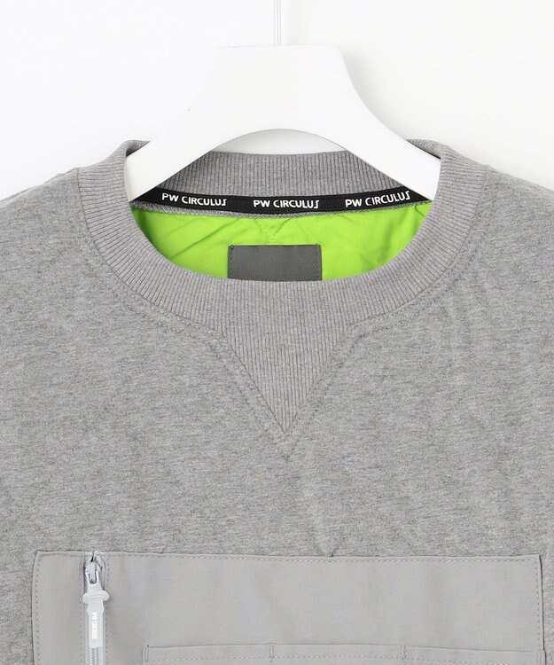 PW CIRCULUS 【MEN】中綿キルトスウェット グレー系