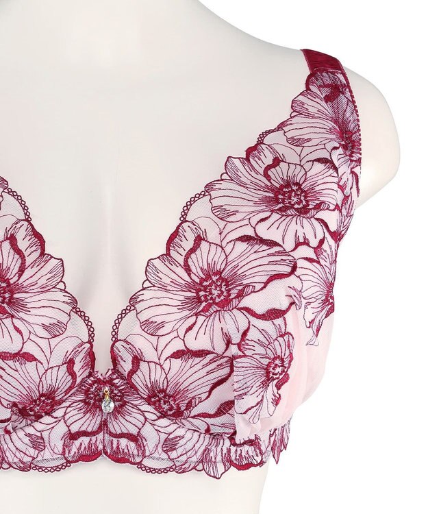 San-ai Resort（三愛水着楽園） エレガントコレクション【2409】単品ブラHIカップ 【northerly】 ボルドー