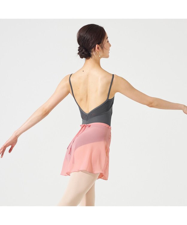 Chacott 【MAY NAGAHISA】キャミソールレオタード ダークグレー