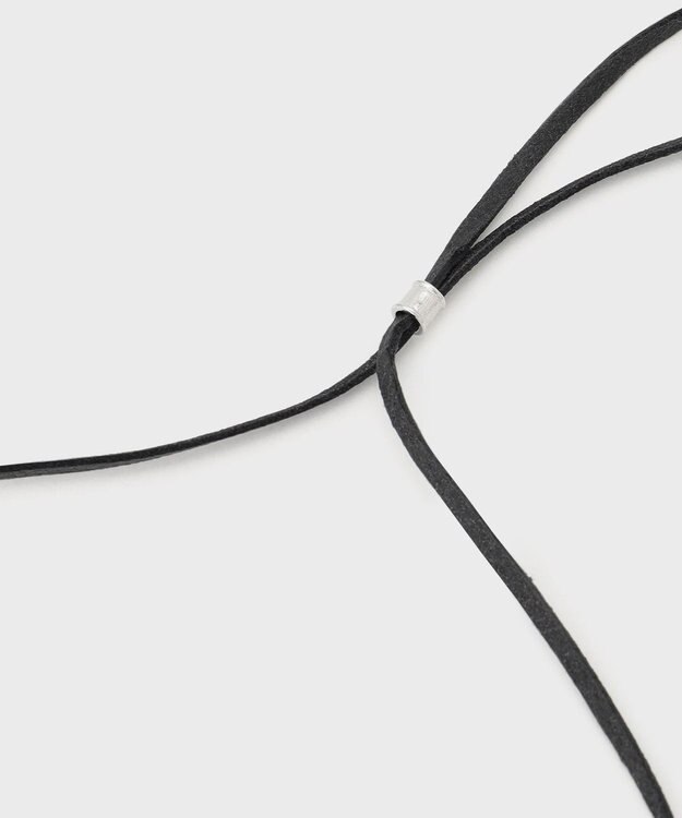 GRACE CONTINENTAL ロゴプレートネックレス ブラック