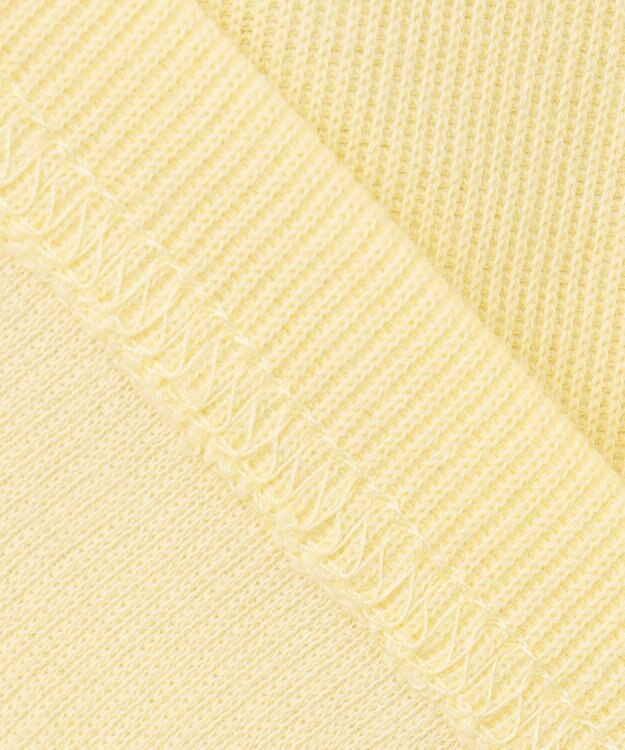 ANY KIDS スナップボタン リボン カーディガン ライトイエロー