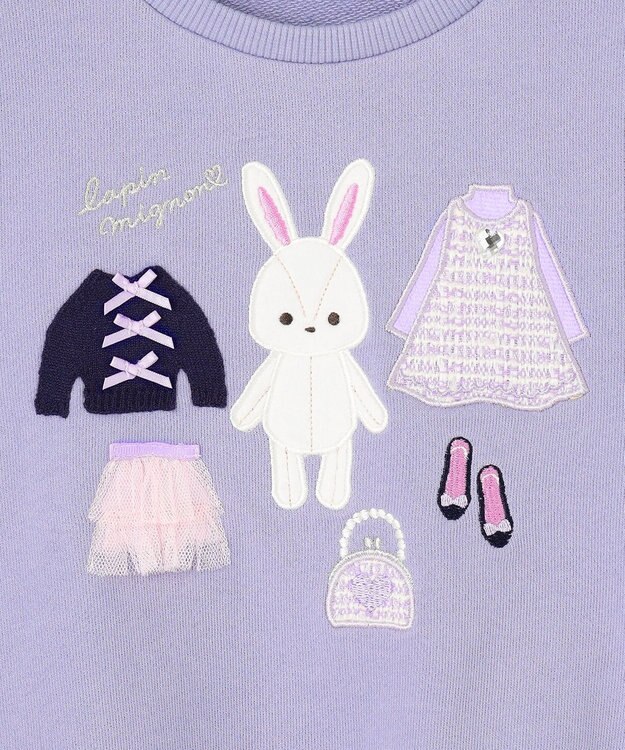 ANY KIDS クローゼットモチーフトレーナー サックスブルー