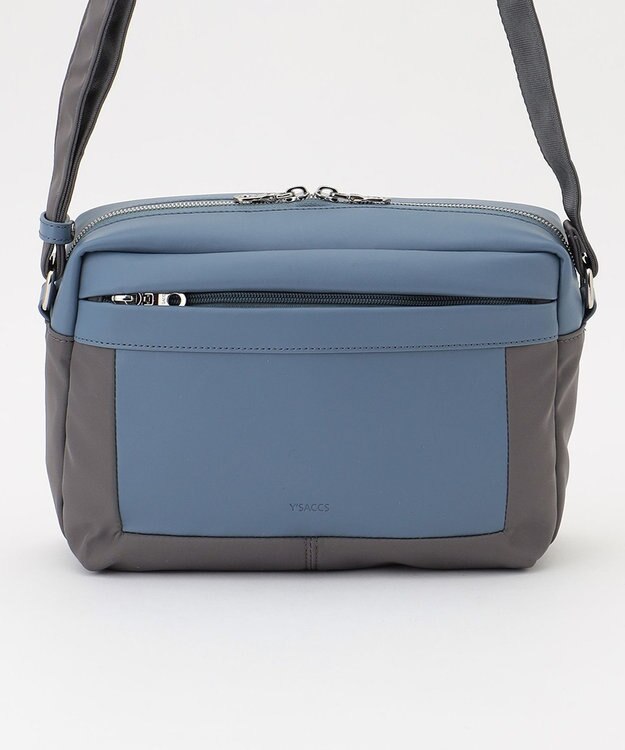 Y'SACCS ブロックモチーフショルダー ブルー【web限定カラー】