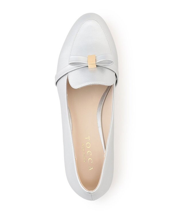 TOCCA 【晴雨兼用】TINY RIBBON  RAIN ROAFER レインパンプス シルバー系