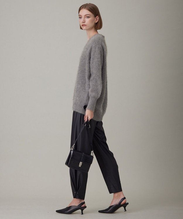 ICB フォックスカシミヤ プルオーバー ライトグレー系