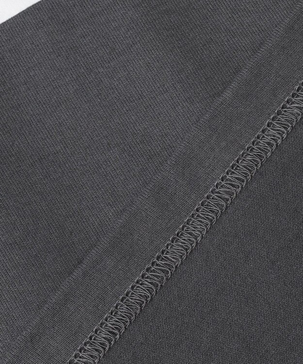 ICB 【洗える】 ロゴTEE カットソー チャコール系