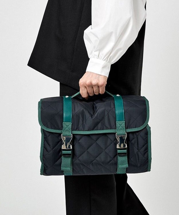 LeSportsac BEAUTY ROLL POUCH/ディープネイビーキルト ディープネイビーキルト