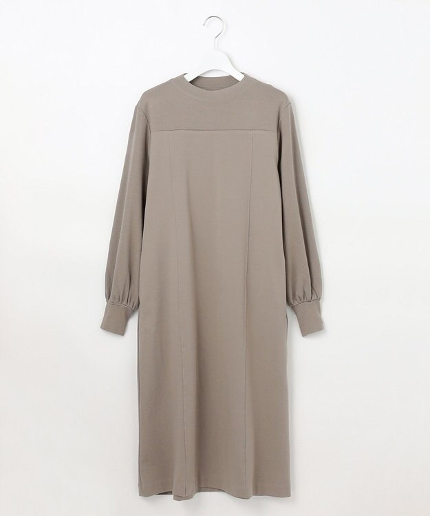 自由区 L 【洗える】エアーポンチ ワンピース モカ