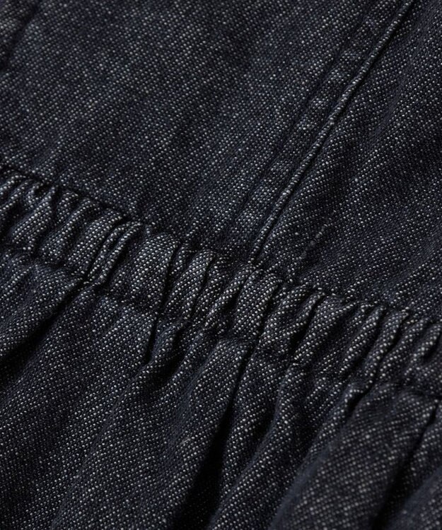 Green Parks ・ＳＵＧＡＲ　ＳＰＯＯＮ　デニムコルセットキャミワンピ Black