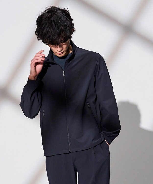 JOSEPH HOMME 【WEB限定】【新素材 / 新型】サマーヴェールストレッチ　フード付きブルゾン ネイビー系