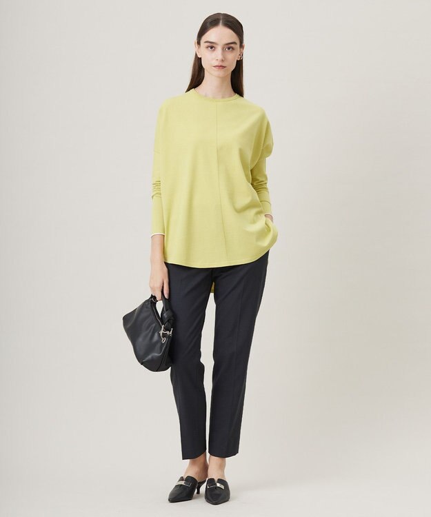 ICB 【洗える】 ヴィスコースワイド プルオーバー レモン系