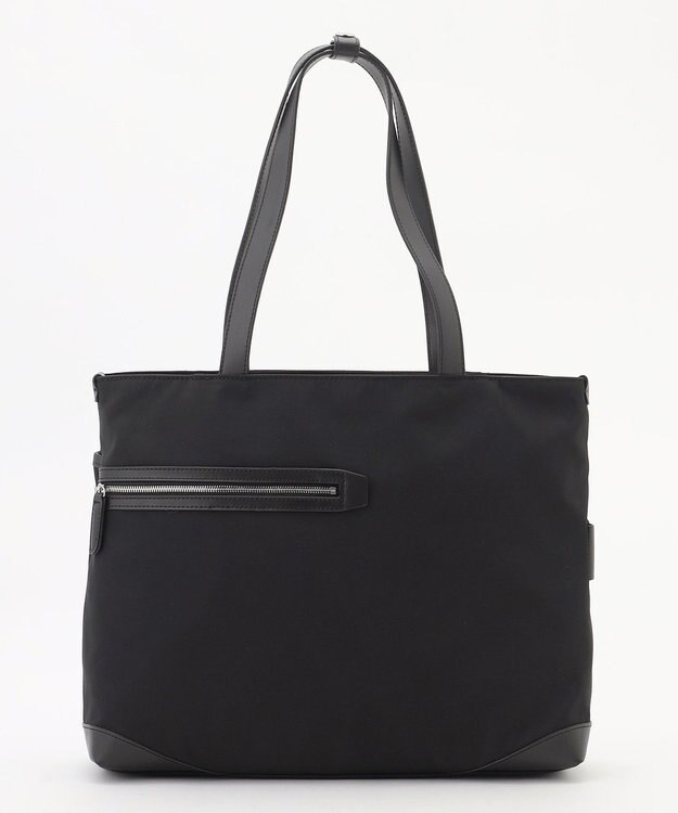 Y'SACCS アシメファスナーポケットトート ブラック