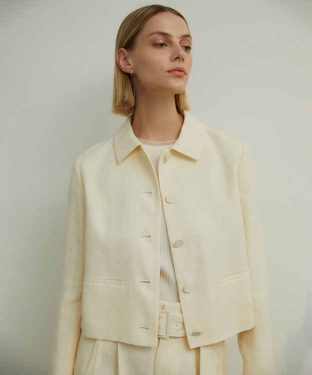 BEIGE， PAUL / ショートジャケット Ecru