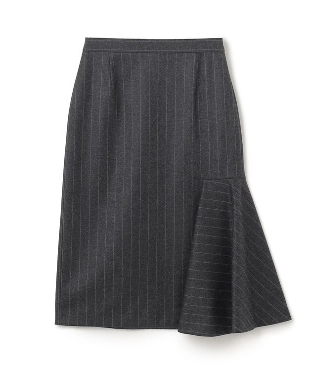 BEIGE， 【S-size】MARCEAU / ストライプスカート C.Gray × White Line