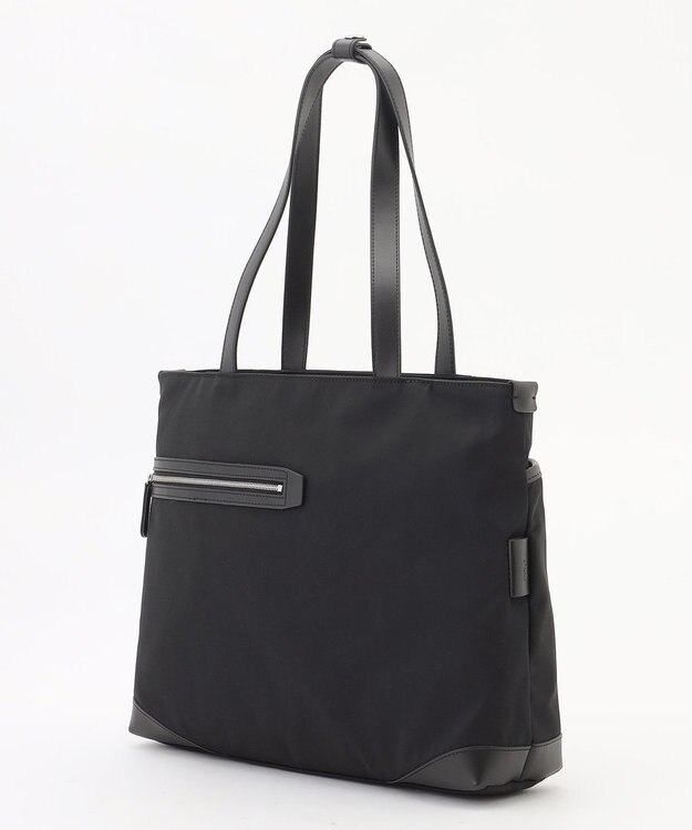 Y'SACCS アシメファスナーポケットトート ブラック