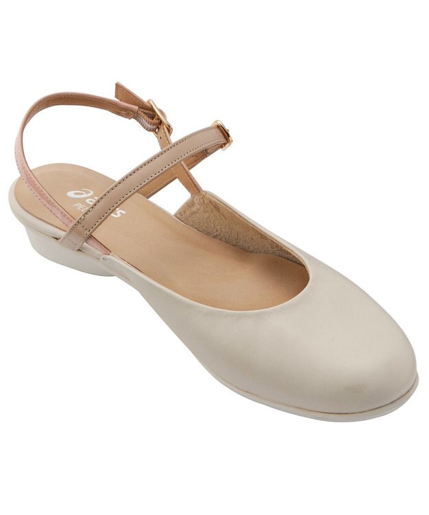 ASICS WALKING ペダラ レディース 3E 2.0cmヒール ブラウン系