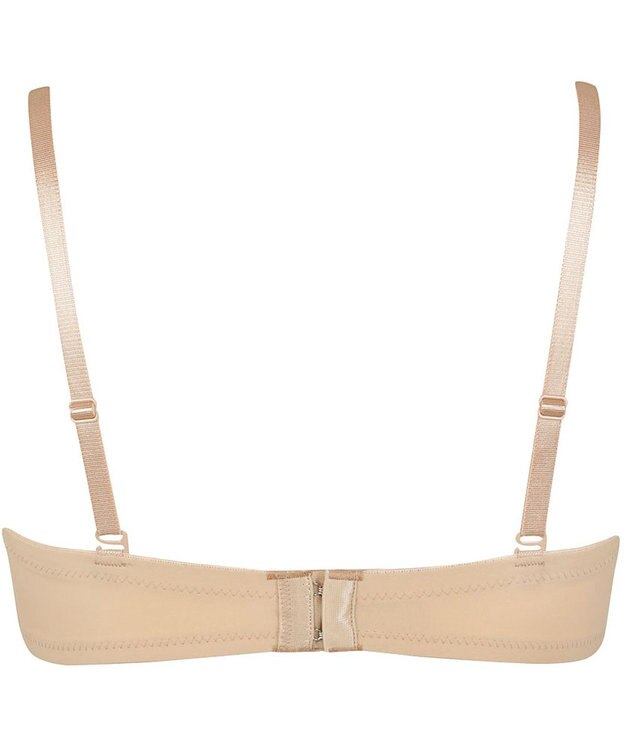 WACOAL ブラジャー ストラップレス サイズや体型特徴に合わせた設計 アウターにひびきにくい メッシュ素材(カップ肌側) レディース BXC610 /ワコール カラシ