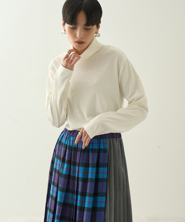 AMERICAN HOLIC タートルカットプルオーバー1 Off White