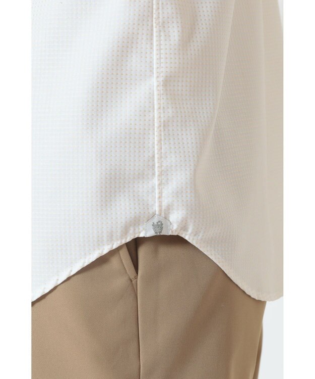 DAKS リンクルフリー コットンカットドビーシャツ ベージュ