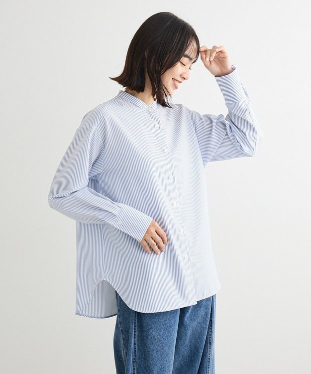 Green Parks バンドカラーインナーシャツ