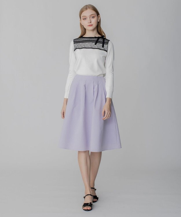 TOCCA 【洗える】MOONLIT NIGHT スカート ラベンダー系7