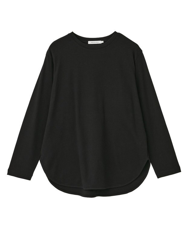 AMERICAN HOLIC ラウンドクルーネックプルオーバー Black