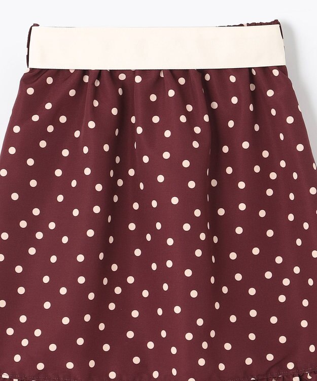組曲 KIDS 【110-140㎝】Lady Dot スカート ワインレッド系5