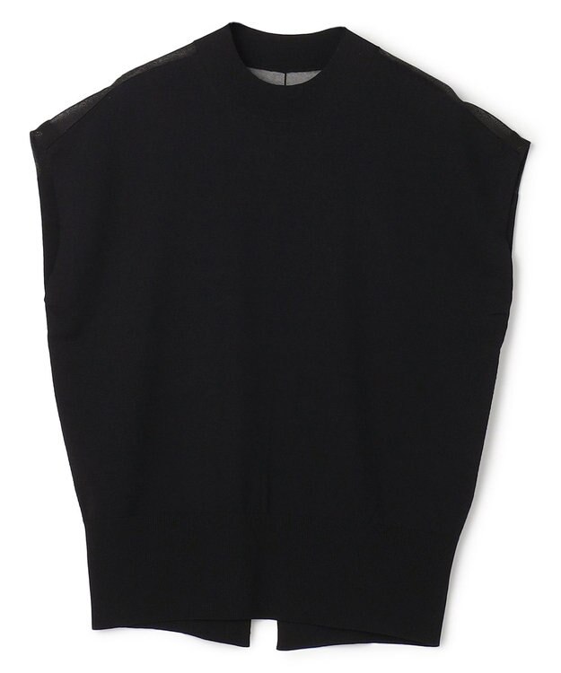 BEIGE， NADIA / シアーコンビ ストレッチニット Black