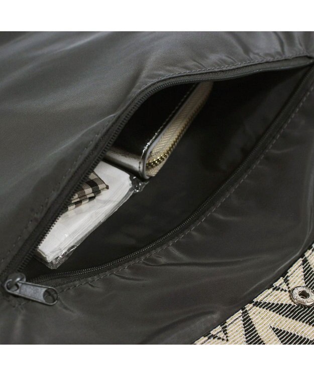 ROOTOTE 3094【A4サイズ収納】LT.アーキャトル.パターンファブリック-J 03：アロウグレー