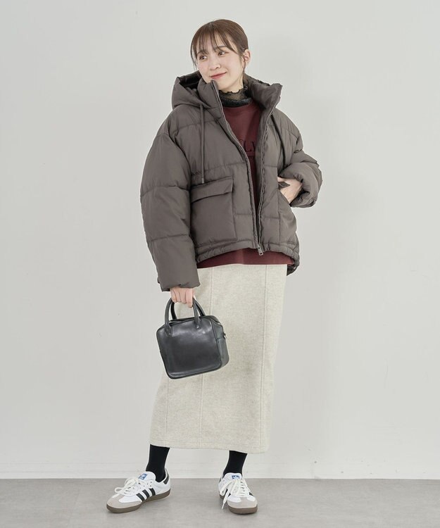 Green Parks 撥水加工ライトファイバーブルゾン Charcoal Gray